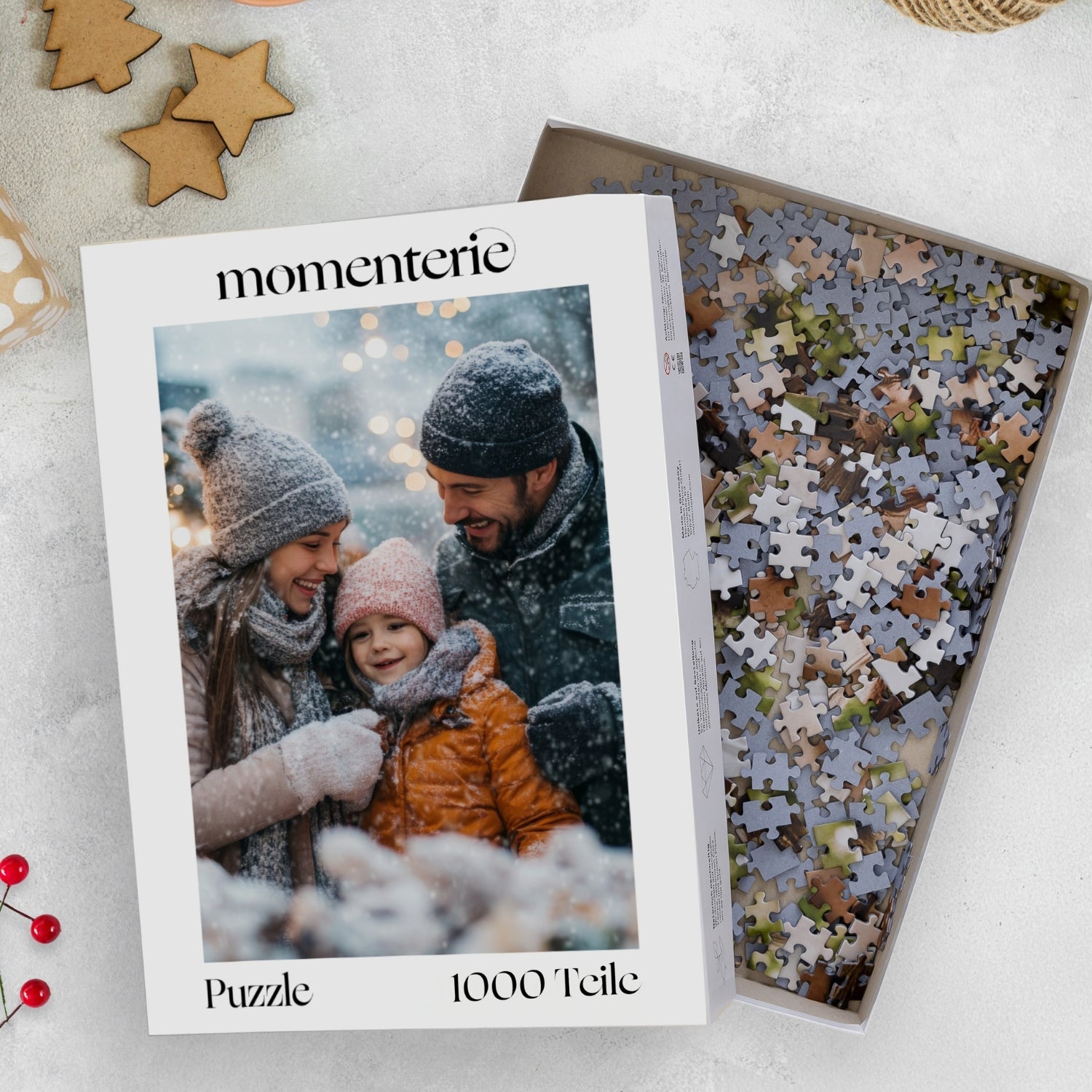 Personalisiertes Fotopuzzle zu Weihnachten – individuelles Puzzle mit eigenem Foto als persönliches Geschenk zu Weihnachten