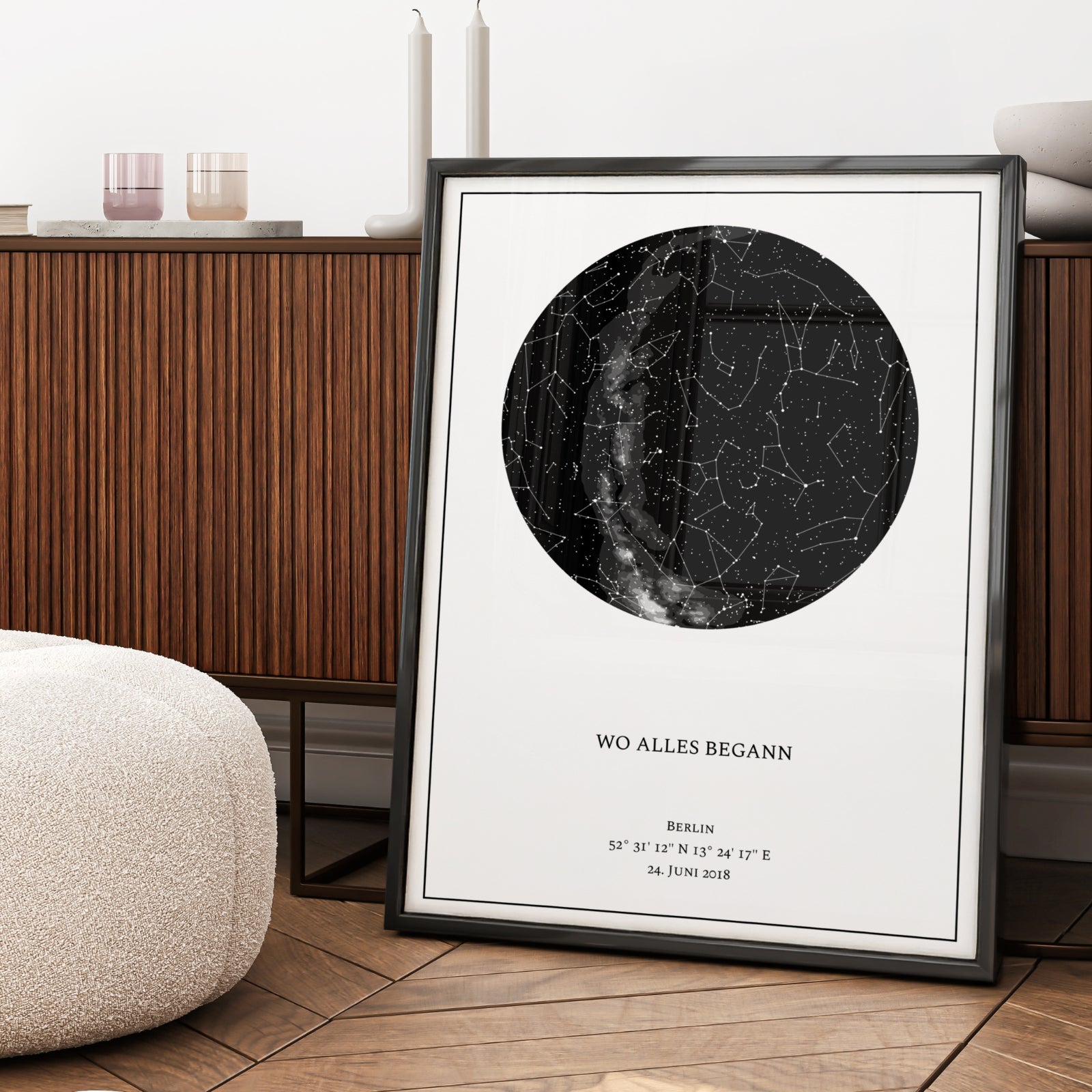 Personalisierte Sternkarten – individuelle Sternenhimmel Poster | Besondere Geschenke - Erinnerung an unvergessliche Momente